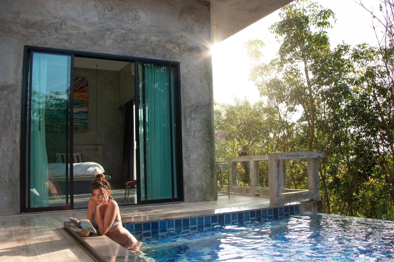 Stylish Pool Villa - 10 Mins Walk To The Beach Koh Lanta Exterior photo